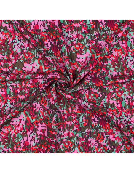 Nerida Hansen viscose fabric - Colorful garden plum