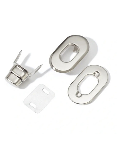 Oval bag turnstile - Silver