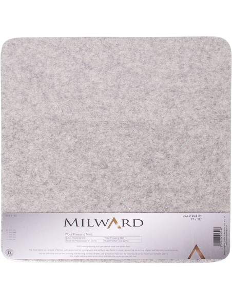 Milward wool ironing mat 30.5 cm x 30.5 cm