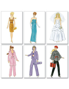 Doll clothing pattern