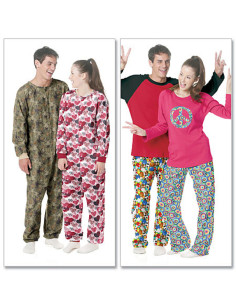 Top pattern, pants, jumpsuit