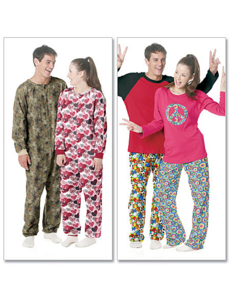 Top pattern, pants, jumpsuit