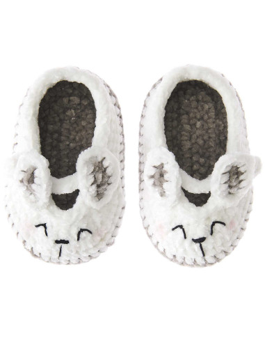 Crochet Kit Baby Booties - Rabbit