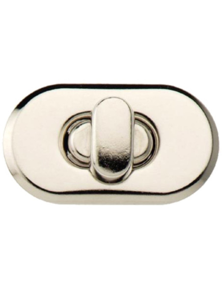 Oval bag turnstile - Silver