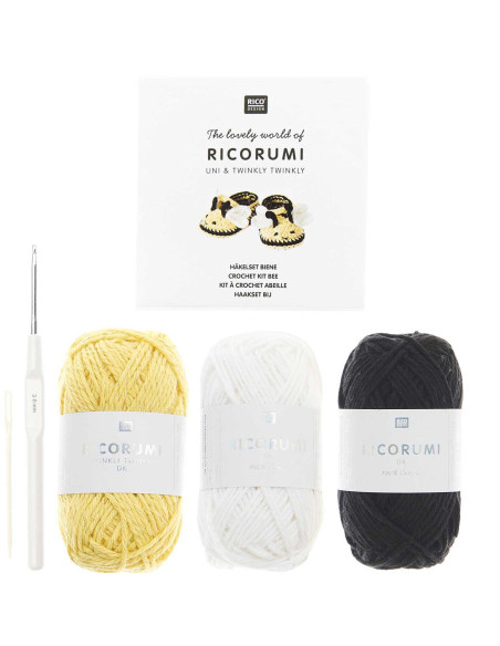 Crochet Kit Baby Booties - Bee