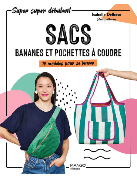 Book bags, fanny packs, and pouches to sew