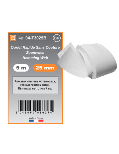 Quick no-sew hem - 25 mm x 5 m