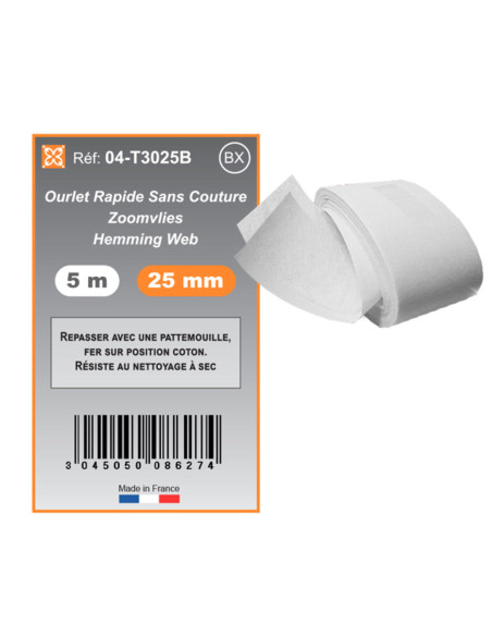 Quick no-sew hem - 25 mm x 5 m