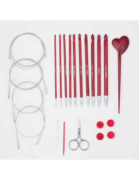 Amore KnitPro Tunisian crochet hook set