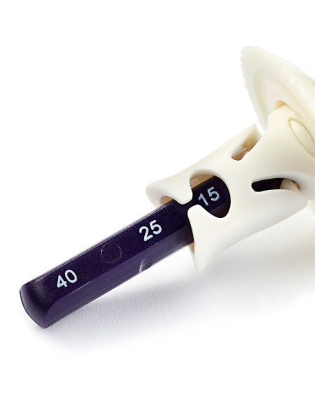 Ergonomic double marking roulette