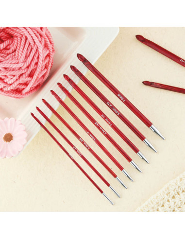 Amore KnitPro Tunisian crochet hook set