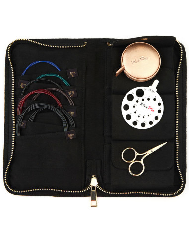 KntiPro Cable and Accessories Storage Case - Black