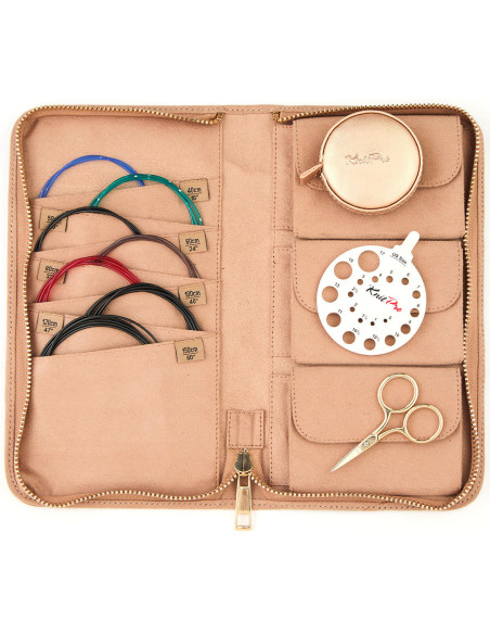 KntiPro storage case for cables and accessories - Clay