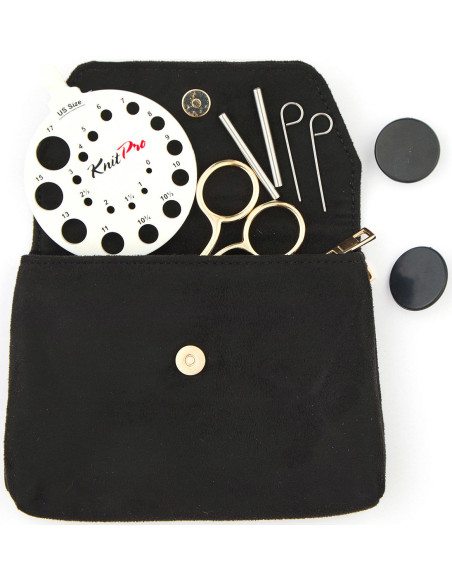 KnitPro Knitting Accessories Case - Black