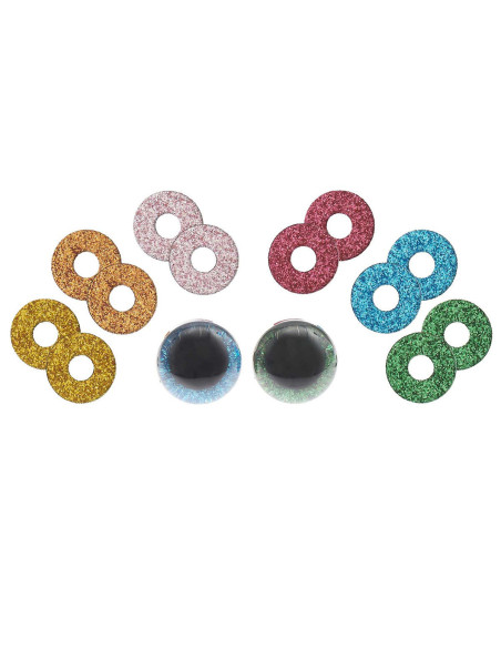 Ricorumi safety eyes 6 colors 20 mm - 1 pair