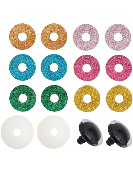 Ricorumi safety eyes 6 colors 30 mm - 1 pair