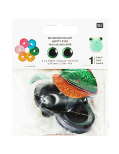 Ricorumi safety eyes 6 colors 40 mm - 1 pair 2