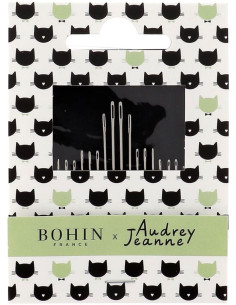 Booklet of 20 sewing and darning needles Bohin x Audrey Jeanne