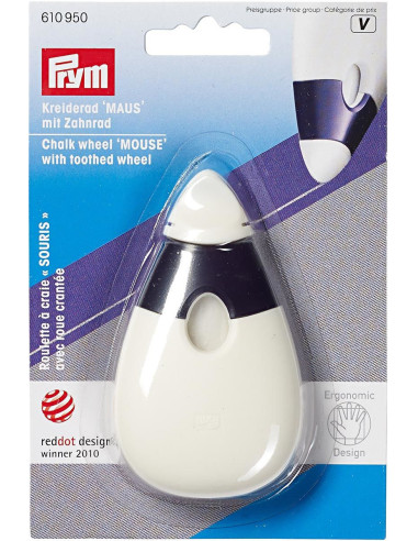 Ergonomic chalk roulette mouse