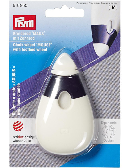 Ergonomic chalk roulette mouse