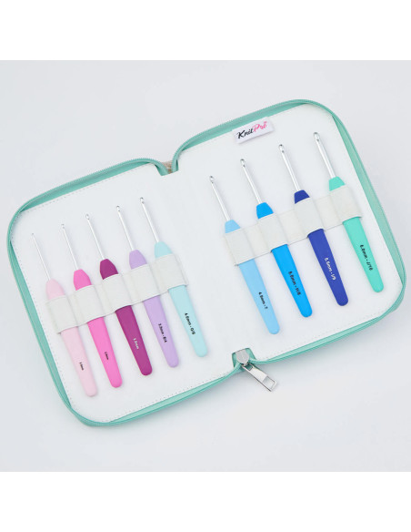 Set of 9 Waves KnitPro hooks