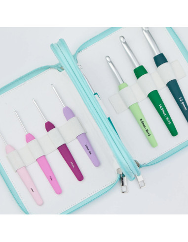 Set of 14 Waves KnitPro hooks