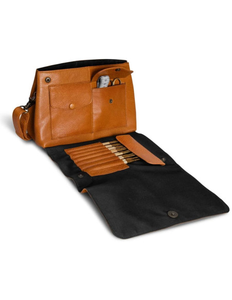 Muud Fee Crochet Storage Pouch - Whisky
