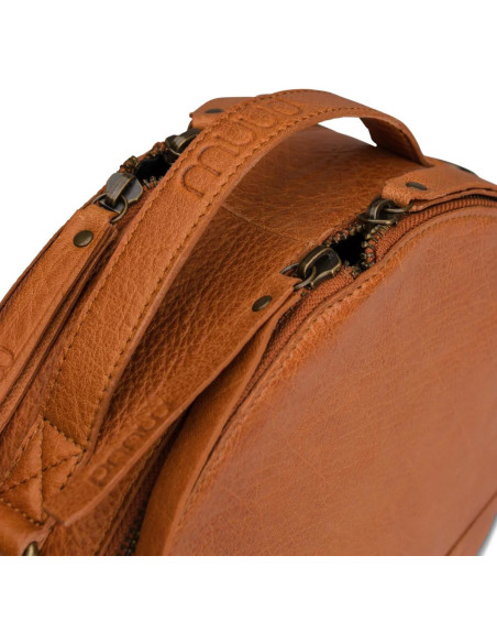 Muud Bella Round Crossbody Craft Bag - Whisky