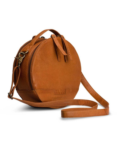 Muud Bella Round Crossbody Craft Bag - Whisky