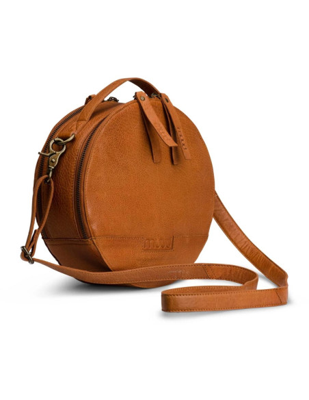 Muud Bella Round Crossbody Craft Bag - Whisky
