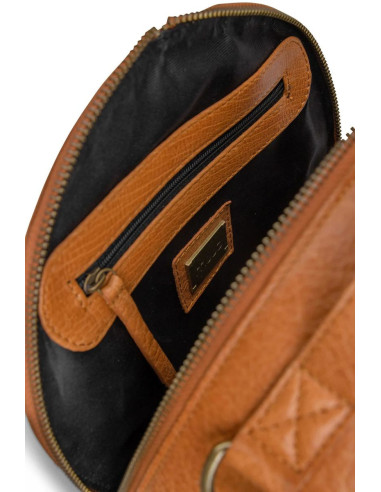 Muud Bella Round Crossbody Craft Bag - Whisky