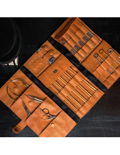 Muud Lucy Knitting Needle Case - Whisky