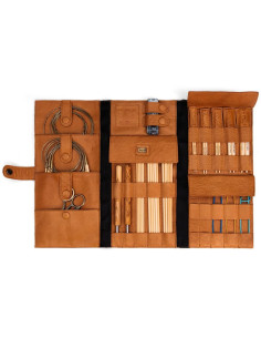 Muud Lucy Knitting Needle Case - Whisky 2