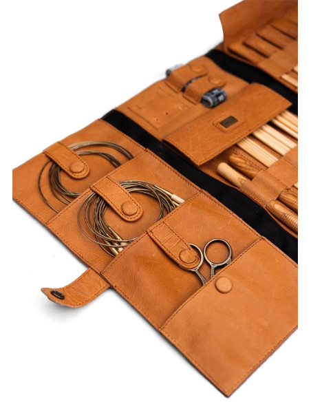 Muud Lucy Knitting Needle Case - Whisky