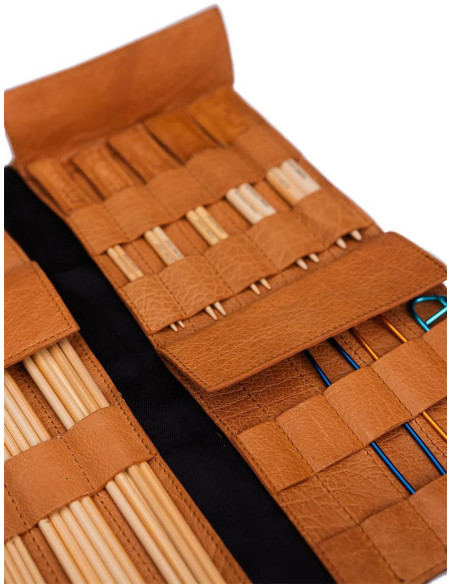 Muud Lucy Knitting Needle Case - Whisky
