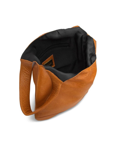 Muud Dzana leather shopper handbag - Whisky