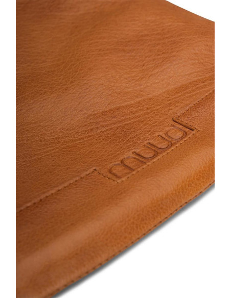 Muud Dzana leather shopper handbag - Whisky