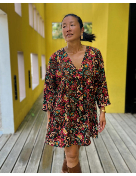 Bohemian Slub Viscose Fabric - My Dress Made