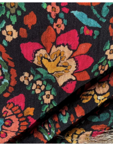Bohemian Slub Viscose Fabric - My Dress Made