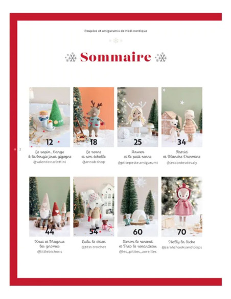 Nordic Christmas Dolls & Amigurumis Crochet Book
