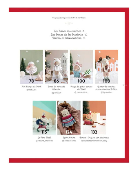 Nordic Christmas Dolls & Amigurumis Crochet Book