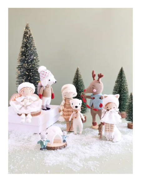 Nordic Christmas Dolls & Amigurumis Crochet Book
