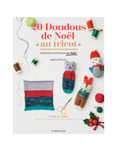 Book 20 Christmas Knitted Stuffed Animals