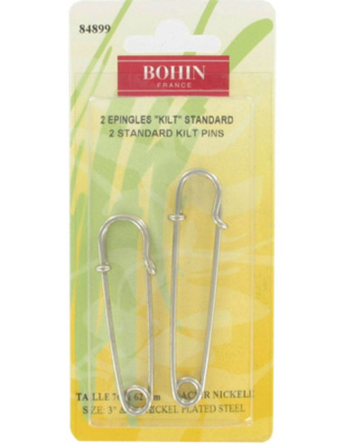 Set of 2 kilt pins - Silver