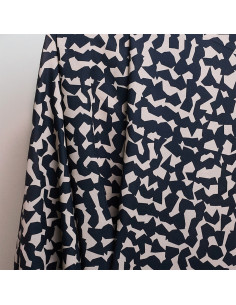 Ekko Deep Charcoal Viscose Fabric - Atelier Brunette