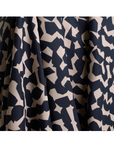 Ekko Deep Charcoal Viscose Fabric - Atelier Brunette 2