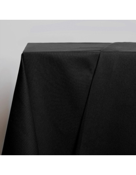 Light Black Cotton Gabardine Fabric - Atelier Brunette