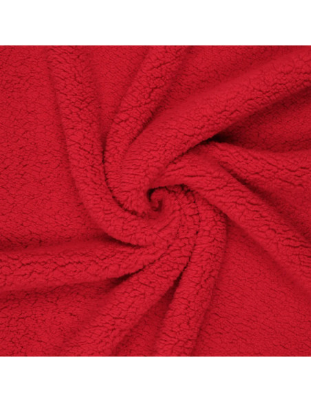 Sherpa fabric - Red