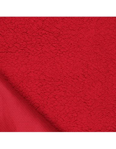 Sherpa fabric - Red