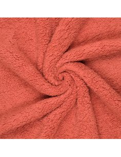 Sherpa fabric - Nacarat